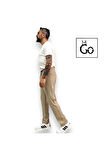 Relaxed Fit Erkek Pileli Jogger Pantolon