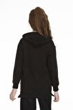 Kız Çocuk Kapüşonlu Kanguru Cepli Sweat 9-14 Yaş Lx154