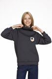 Kız Çocuk Scuba Sweatshirt 9-14 Yaş Lx164