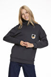 Kız Çocuk Scuba Sweatshirt 9-14 Yaş Lx164
