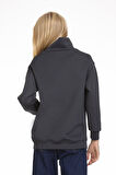 Kız Çocuk Scuba Sweatshirt 9-14 Yaş Lx164