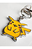 Sarı Pikachu Metal Anahtarlık