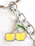 Sarı ve Yeşil Elmalarla Metal Anahtarlık