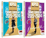 Yargı 2025 KPSS Türkçe+Matematik Çıkmış Sorular 2 li Set Yargı Yayınları