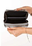 Anıl Bags Desenli Telefon Bölmeli Çapraz Askılı Omuz Çantası Cüzdan Çanta