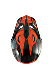 Motosiklet Ce Onaylı Kask Içi Yıkanılabilir Kask Forza Orange