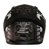 Motosiklet Kaskı Ece 22.R06 Sertifikalı Double Vizör Full Face Kask Myth Grey