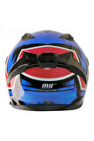 Motosiklet Kaskı Ece 22.R06 Sertifikalı Double Vizör Fiber Motor Kask Full Face New Thanos