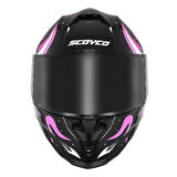 Motosiklet Double ve Güneş Vizörlü Full Face Kask Ce Motor Kaskı Skull