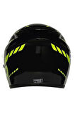Motosiklet Kaskı Ce Onaylı Full Face Abs Materıal Güneş Vizörlü Kask FR 913 Evo Yellow