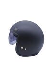 Motosiklet Chopper Cruiser Kaskı Yarım Açık Kask Abs Malzeme Ce Onaylı Güneş Vizörlü Motor Kask