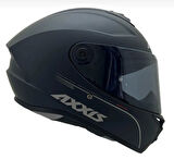 Motosiklet Draken S Solid Mat Siyah V.2 Motor Kaskı Çift Vizörlü