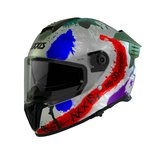 Motosiklet Kask Hawk Sıck Joke Full Face Güneş Vizörlü Motor Kaskı