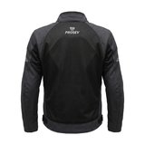 Motosiklet Yazlık Mont Full Korumalı Motorcu Mesh Montu Grey