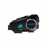 Motosiklet Kask İntercom Su Geçirmez 1080P Hd Sürüş Kaydedici Kamera 5.3 Bluetooth