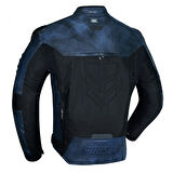 Motosiklet Montu Deri 4 Mevsim Maxdura ve Leather Kumaş Mont Dark Blue Falcon