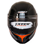Motosiklet Çene Açılır Kask Ece 22.06 Sertifika Güneş Vizörü Motor Kaskı Eagle Orange