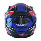 Motosiklet Kask Ece 22.R06 Double Vizörlü Full Face Motor Kaskı Rush