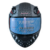 Motosiklet Kask Ece 22.R06 Double Vizörlü Full Face Motor Kaskı Risky