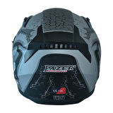 Motosiklet Kask Ece 22.R06 Double Vizörlü Full Face Motor Kaskı Risky