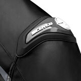 Motosiklet Montu Full Korumalı 4 Mevsim Maxdura Kumaş ve PU Deri Motor Mont Black Edt