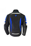 Motosiklet Montu 4 Mevsim Full Koruma Özel Oxford 600-D Kumaş Motor Mont Blue