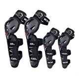 Motosiklet ve Bisiklet Mafsallı Dizlik Dirseklik Lüx Set Koruma CE Bacak ve Kol Koruma Takım