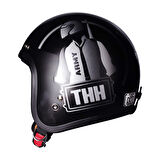 Motosiklet Chopper Cruiser Kask Terekli Yarım Açık Motor Kaskı Army M-L