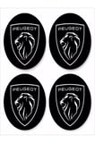 Yeni Peugeot Jant Göbeği Göbek Arması Sticker 56mm 1 Takım(4 Adet)