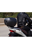 Motosiklet Arka Çanta SH-26 litre Siyah Scooter Motor Tur Çantası Siyah 26 Lt