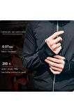 Motosiklet ve Bisiklet Korumalı Jacket Yağmurluk Polyester Stopwater Sertifika Korumalı Mont Black