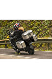 Motosiklet Alüminyum TR-55 Arka Çanta Gümüş Shad Terra Motor Tur Çantası Silver 55 Lt