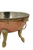ANTEPSEPETİ Bakır Küçük Boy Meyvelik 19 CM