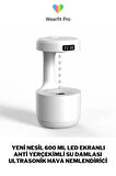 Wearfitpro Yeni Nesil 600 ML Led Ekran Göstergeli Anti Yer Çekimli Su Damlası Ultrasonik Hava Nemlendirici