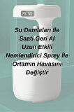 Wearfitpro Yeni Nesil 600 ML Led Ekran Göstergeli Anti Yer Çekimli Su Damlası Ultrasonik Hava Nemlendirici