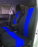 Siyah Mavi Penye Oto Koltuk Kılıfı