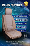 Ford Tourneo Connect 2+1 Parçalı Lüx Deri Oto Koltuk Kılıfı Ön Arka Takım Antalya BEJ