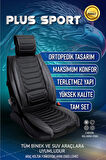 Ford Tourneo Courier 2+1 Parçalı Lüx Deri Oto Koltuk Kılıfı Ön Arka Takım Antalya TAM SİYAH