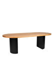 Zeno Oval Bohem Yemek Masası 90x180