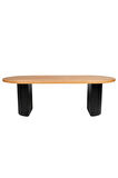Zeno Oval Bohem Yemek Masası 90x180