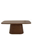 Barocco İtalyan Still Oval Ahşap Yemek Masası 100x200