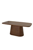 Barocco İtalyan Still Oval Ahşap Yemek Masası 100x200