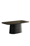 Barocco İtalyan Still Oval Ahşap Yemek Masası 100x190