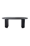Zeno Oval Ahşap Bohem Yemek Masası 90x180