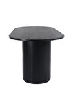 Zeno Oval Ahşap Bohem Yemek Masası 90x180