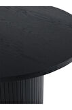 Zeno Oval Ahşap Bohem Yemek Masası 90x180