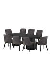 Bohenza Sabit Ahşap Yemek Masası 90x180