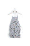 Mini Colorful Flowers Mutfak Önlüğü (Keten Kumaş, Uluslararası Yıkama Ve Solmama Sertifikası)