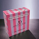 Aphrodew Bebek & Çocuk Vegan Doğal Sabun - 7 Farklı Soğuk Sıkım Bitkisel Doğal Yağ - 100 gr
