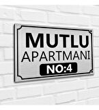 Apartman Site Tabelası Bina, Apartman Kompozit Tabela 20X30 cm